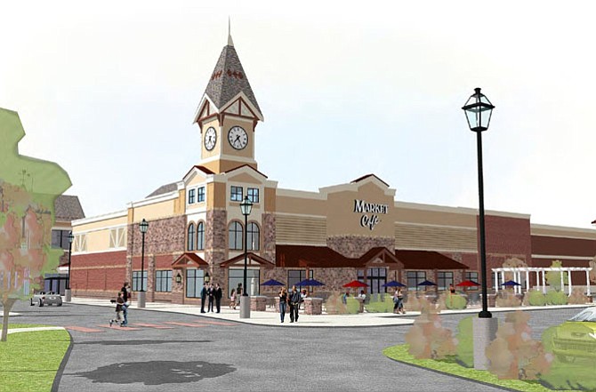 Artist’s rendition of the Wegmans proposed for Westfields in Chantilly.
