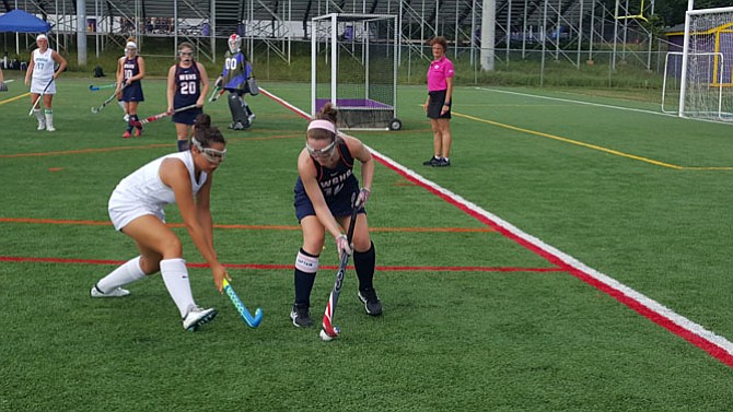 The Centreville field hockey team went 4-0 during the Blast ALS tournament at Lake Braddock Aug. 26-27.