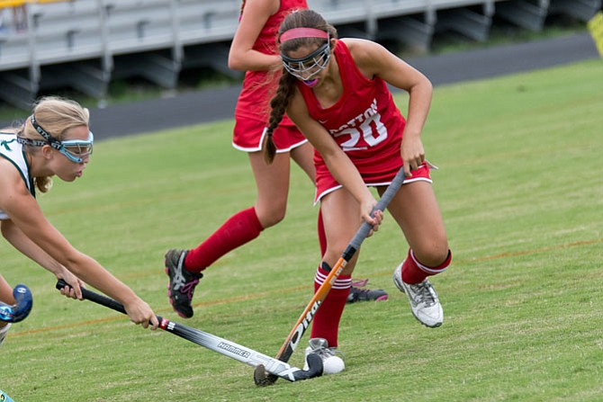 Lacey Rubin, seen last season, is one of 10 seniors on the 2015 Wootton field hockey team.