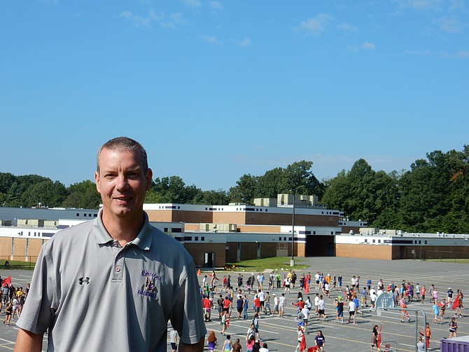 Mike Clark, director of student activities at Lake Braddock Secondary School in Burke said he is excited about the school’s events, new football season and the new school year starting on Sept. 8.    