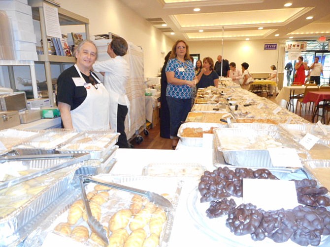 Thousands of pieces of Arabic sweets fill the tables at the Middle Eastern Food Festival.
