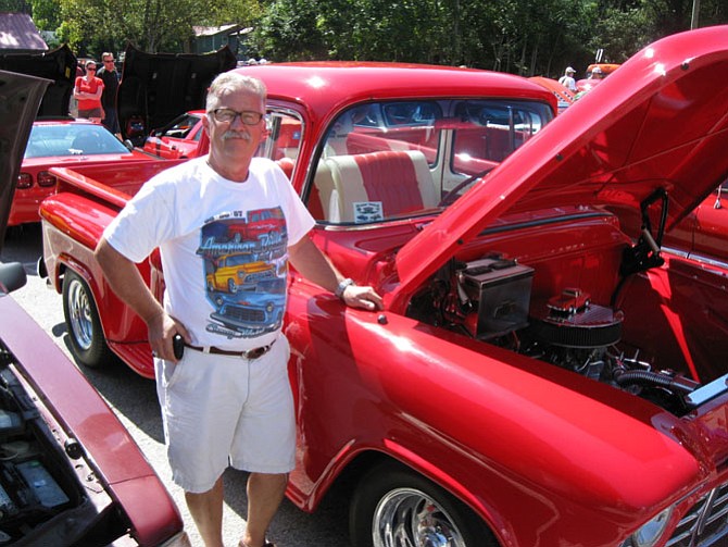 John Barkley of Chantilly with his 1955 Chevy Pickup.
