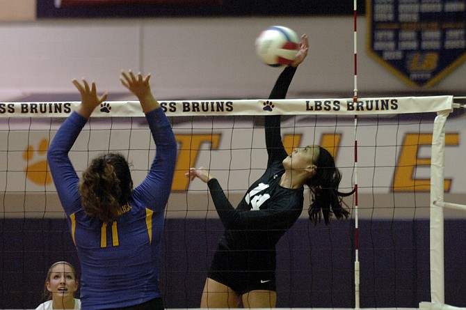 Chantilly junior Julia Recto tallied 21 kills during Thursday’s 3-1 victory over Lake Braddock.