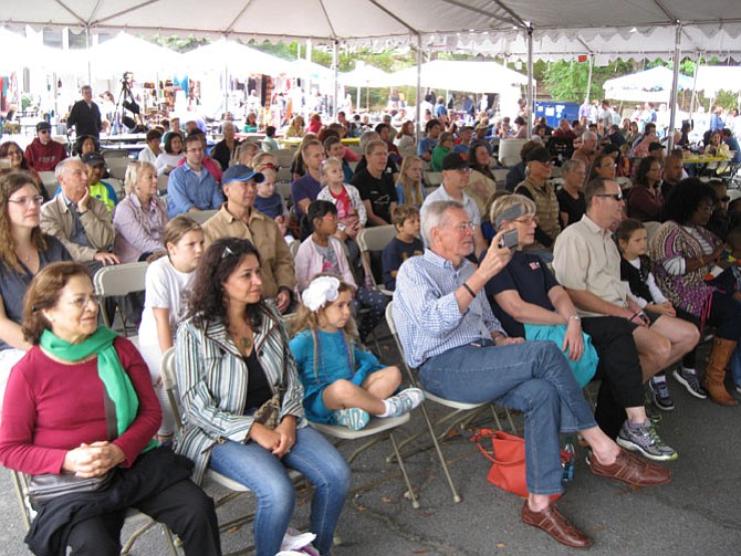 The crowd at the Global Stage during the Reston Multicultural Festival last year.
