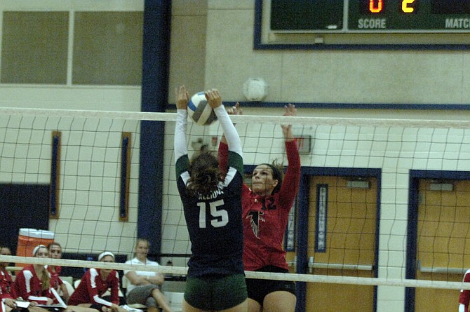 Madison setter Kendal Hall had 29 assists against South County on Sept. 24.