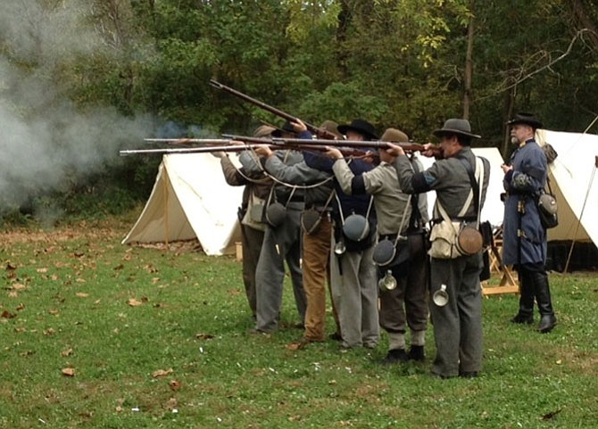 The Fairfax-based 49th Virginia Infantry performs Civil War reenactments at Clifton Day in 2014 and is scheduled to return for 2015.