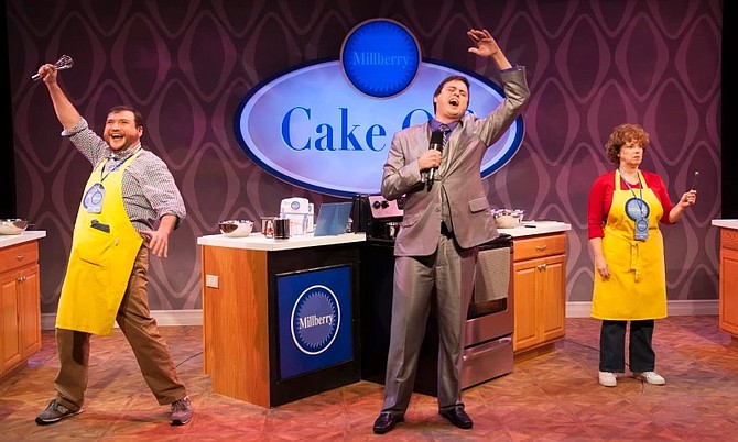 Todd Buonopane and Sherri L. Edelen star in Signature Theater's production of "Cake Off" now through Nov. 22.