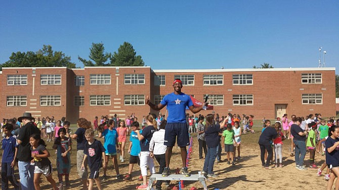 On average, students at Keene Mill Elementary ran 30-35 laps to celebrate the funds they raised for their school during the nine-day program. 
