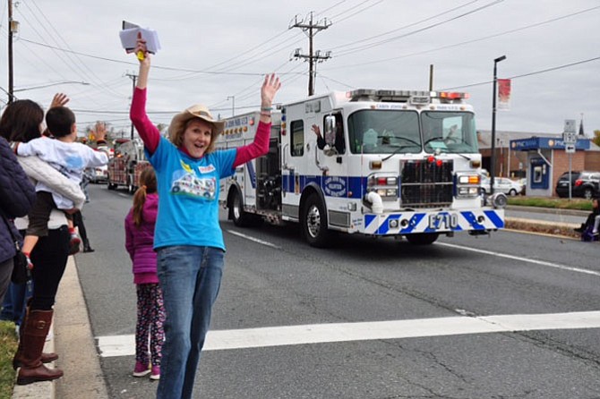 Jill Phillips loves the parade: “This is the most exciting Potomac Day ever. More rides, more booths and a great parade.” She and husband John bring their mobile petting zoo, Squeals on Wheels” to Potomac Day every year.  
