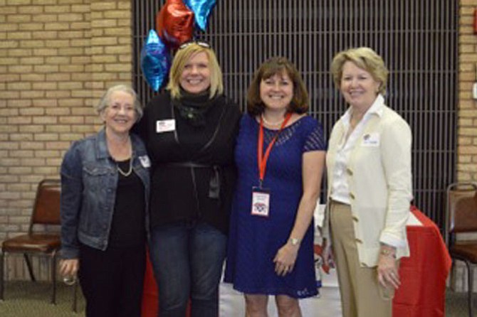 Current and former directors of St. Andrew’s Episcopal Preschool celebrate its 30th Anniversary.
