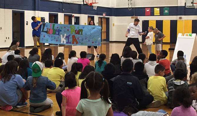 Youths gather at Carver Community Center to celebrate afterschool programs.
