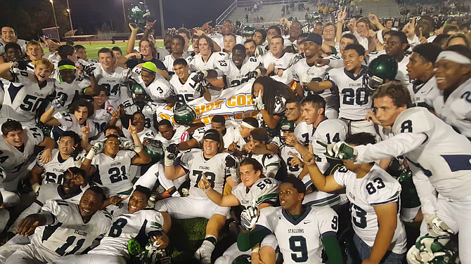 The South County football team won the Conference 7 championship with 33-30 overtime victory over Lake Braddock on Friday.