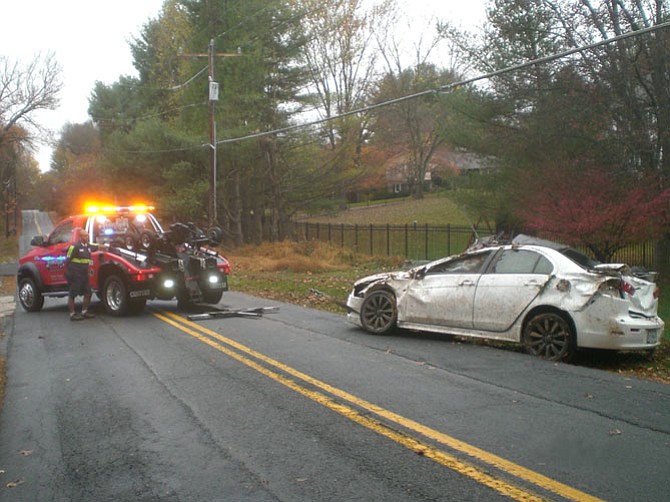 Police responded to the accident around noon on Saturday, Nov. 7.
