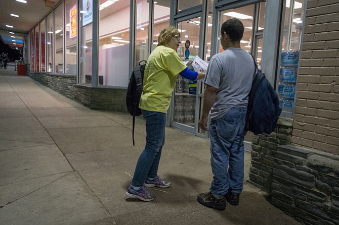 VOICE volunteers take their voter turnout campaign to the streets.