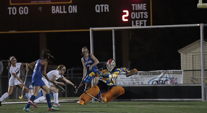 Goalkeeper Sarah Leckman and the T.C. Williams field hockey team are headed to the state tournament.