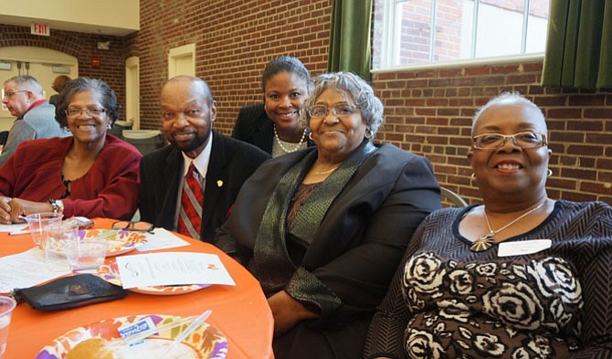 Meals on Wheels volunteers from the USPTO Federal Credit Union, from left, are Michele Peyton, Larry Williams, Stephone Allen, Sarah Goodall and Alice Devins.
