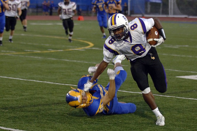 Lake Braddock running back Lamont Atkins recently committed to play football at Vanderbilt University.