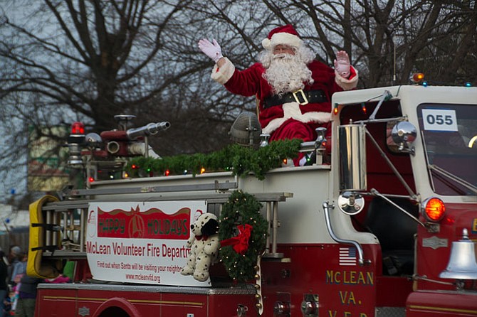 Santa was the last to make an appearance in McLean’s seventh annual WinterFest parade on Sunday, Dec. 6. This year's parade will take place on Sunday Dec. 4th at 2:45 p.m. on on Old Chain Bridge Road, McLean. 
