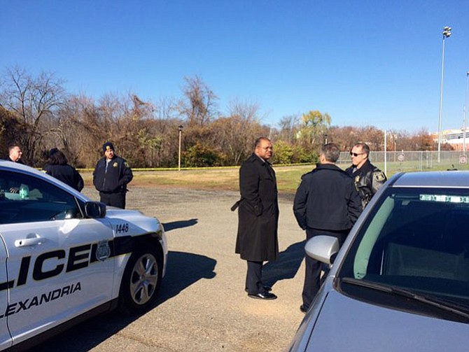 Chief Earl Cook at the scene of a death investigation.
