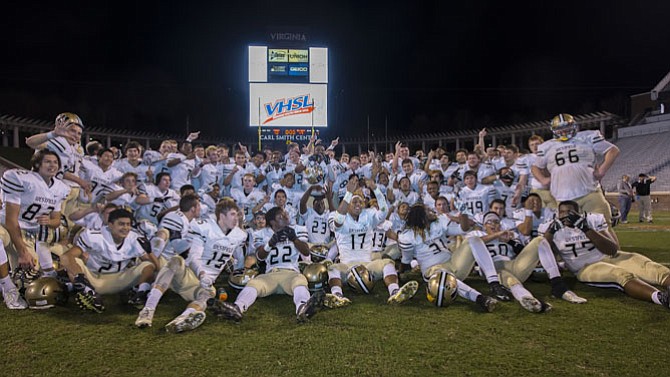 The Westfield football team defeated Oscar Smith 49-42 in triple overtime on Dec. 12 to win the 6A state championship.
