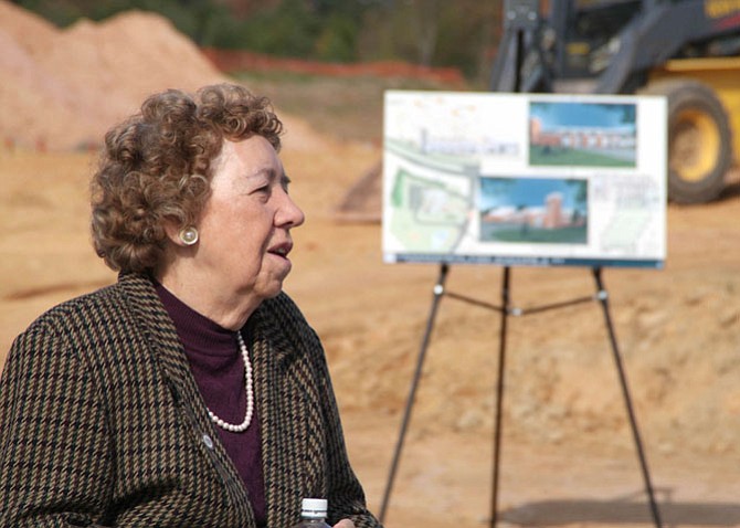 Among the late Elaine N. McConnell’s focus issues as Springfield District supervisor was public safety. Here she’s pictured at the 2005 groundbreaking of the McConnell Public Safety and Transportation Operations Center.