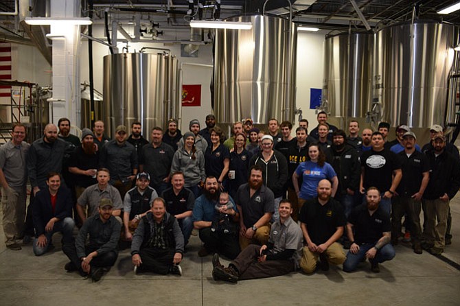 Fifty-five representatives from 20 different local breweries came together at Fair Winds Brewing Company in Lorton to brew a special ale in support of Forge Brew Works owner Kerri Rose’s cancer treatment and recovery.
