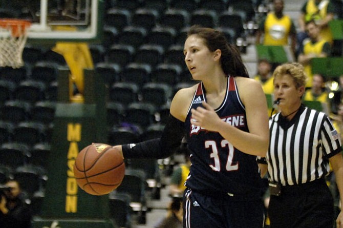 April Robinson and the Duquesne women’s basketball team are focused on trying to qualify for the NCAA Tournament for the first time in program history.