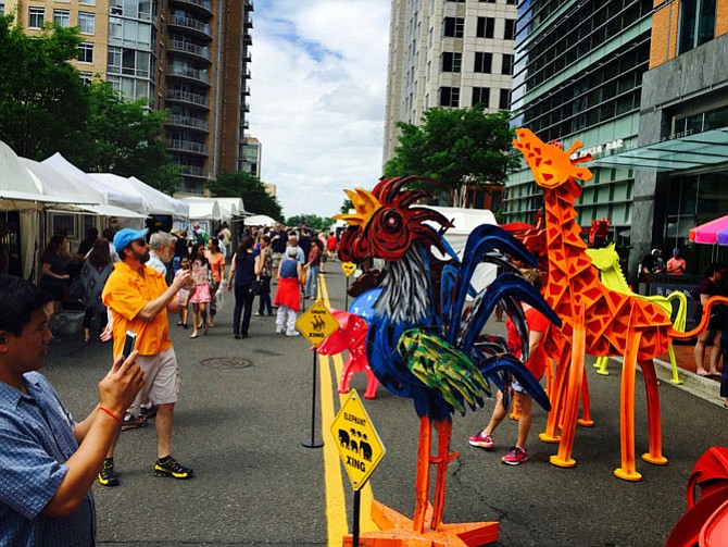 Reston Town Center is the home of the Northern Virginia Fine Arts Festival and many other community events already, but with the coming of the new Metro station, there will be an increase in density and development.