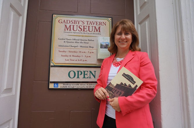 Gretchen Bulova is the author of a new book on the history of Gadsby’s Tavern.
