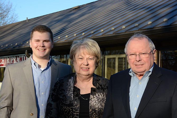 Pat (center) and Don Richter (right) run The Richter Group Residential Preferred Properties in Burke with help from their grandson Michael Richter (left).