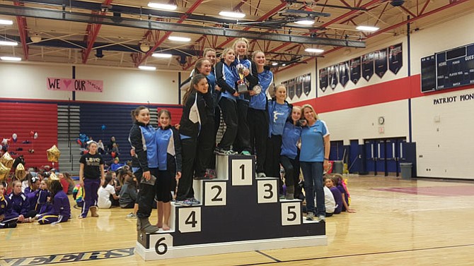 The Yorktown gymnastics team won the 6A North region championship on Feb. 13 at Patriot High School.