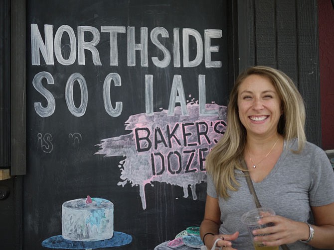 Katy Lang got to the Northside Coffee Shop by walking from Lee Highway.
