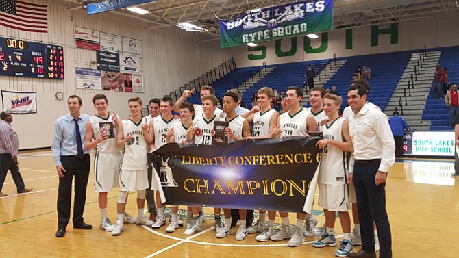 The Langley boys’ basketball team defeated South Lakes on Feb. 20 to win the Conference 6 championship.