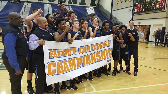 The West Potomac boys’ basketball team won the Conference 7 championship on Feb. 21.