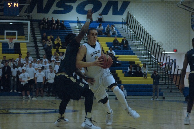 Westfield senior Tyler Scanlon scored 15 points against C.D. Hylton in the state quarterfinals on Friday.