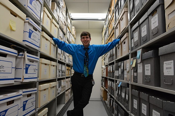 Chris Barbuschak grew up in Burke, now works as an archivist in the Virginia Room of the City of Fairfax Library and is participating in a new Burke Historical Society program to learn new research skills.