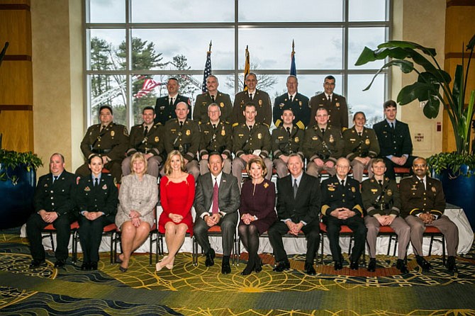 The Montgomery County Chamber of Commerce honored 12 Valor Award recipients at its Public Safety Awards Luncheon on March 11. 