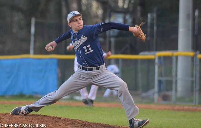 Washington-Lee sophomore pitcher Ryan Edelstein earned the win against West Potomac on Monday, allowing four earned runs in six innings.