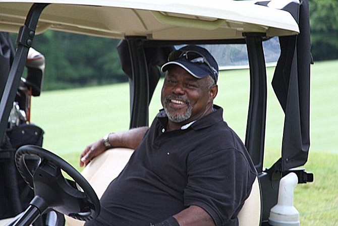 Grafton Peterson on the golf course.
