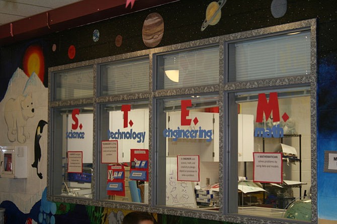 Providence Elementary School’s STEM Lab. 
