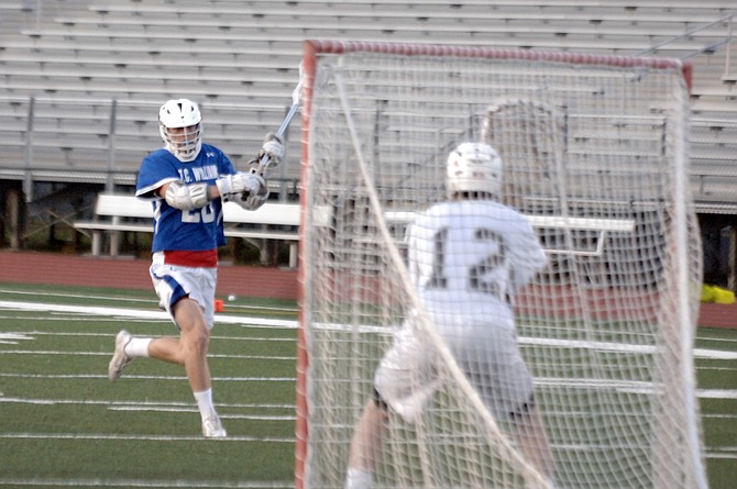 T.C. Williams junior Sammy Zang finished with three goals against Mount Vernon on Tuesday.