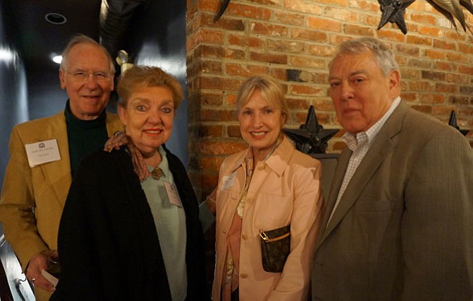 Gant and Fran Redmon join Union Street Public House owners Jan and Jay Test at the Community Lodgings 11th Annual Spring Forward fundraiser April 10 at the Union Street restaurant.
