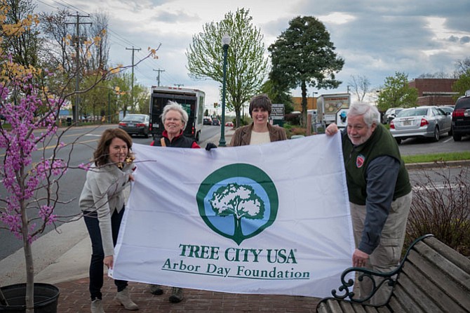 Vienna celebrates Arbor Day by planting a tree on Friday, April 29 at Glyndon Park.
