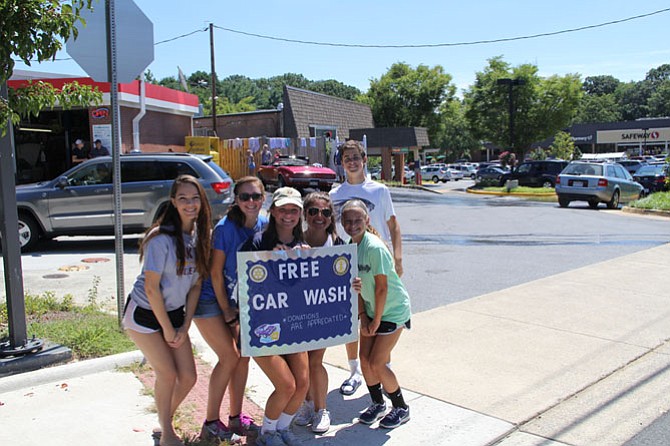 Great Falls Interact will hold fundraising events, such as car washes, to raise $2,500 for their summer service project with Habitat for Humanity in Lynchburg, Va.
