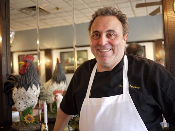 Chef Jacques Imperato in his new restaurant, La Côte d’Or. 