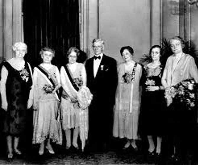 Frank Hering, center, is considered the “Father of Mother’s Day,” a holiday he championed in the early 1900s as Grand Worthy President of the Fraternal Order of the Eagles.
