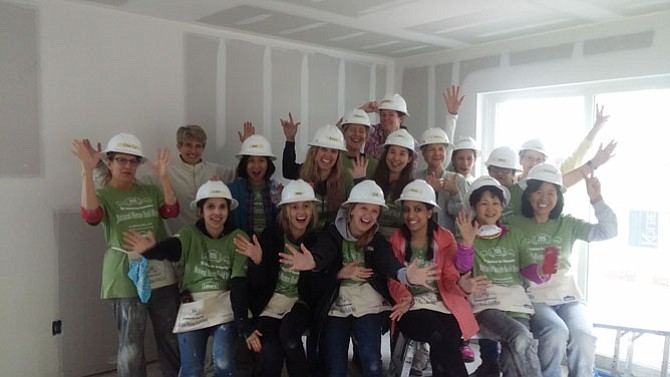 Volunteers from across Northern Virginia help Habitat of Humanity of Northern Virginia build two houses in Fairfax County.  
