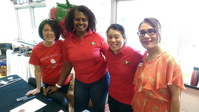 Family Fashion volunteers at a previous festival.
