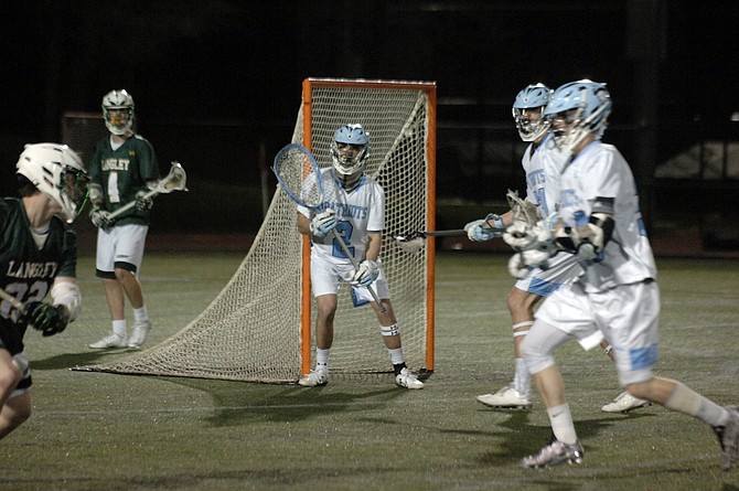 Goalie Mason Pollack and the Yorktown boys' lacrosse team will face Robinson tonight for the fifth time in three years.