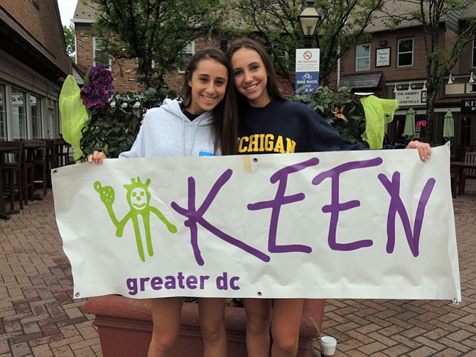 Bullis seniors Carly Morgan and Sabrina Epstein, founders of the Bullis KEEN Club
